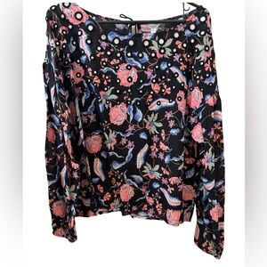 NEW!! Guess Floral Blouse! Size Large.